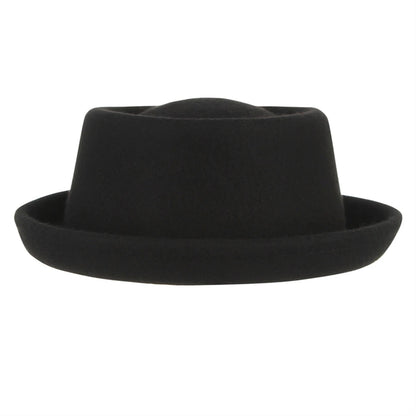 Premium Pork Pie Hat in 100% Pure Wool – Timeless Elegance