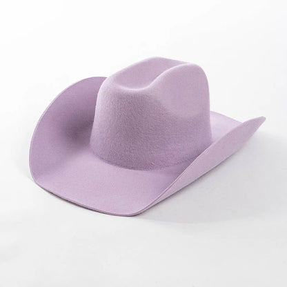 Rolled Brim Jazz Cowboy Hat – Modern Casual Style