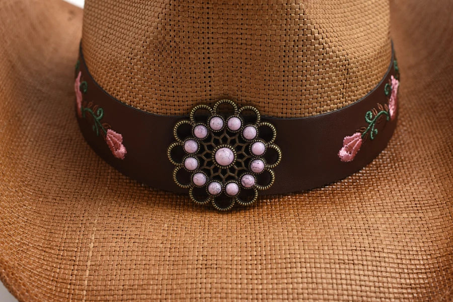 Chapéu de Palha Western Vintage — Unissexo