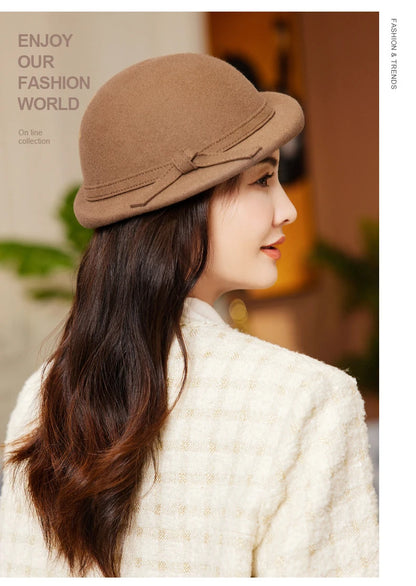 Chapéu Top Hat Britânico Aba Ondulada – Elegância Vintage
