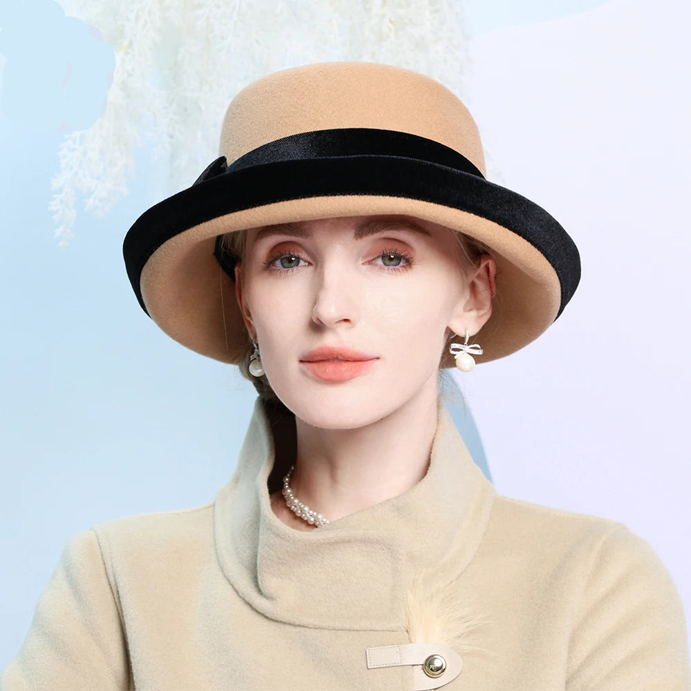 Chapéu Fedora Topo Plano Camel – Estilo Casual Elegante