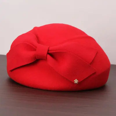Boina Francesa de Lã Pura – Elegância Vintage