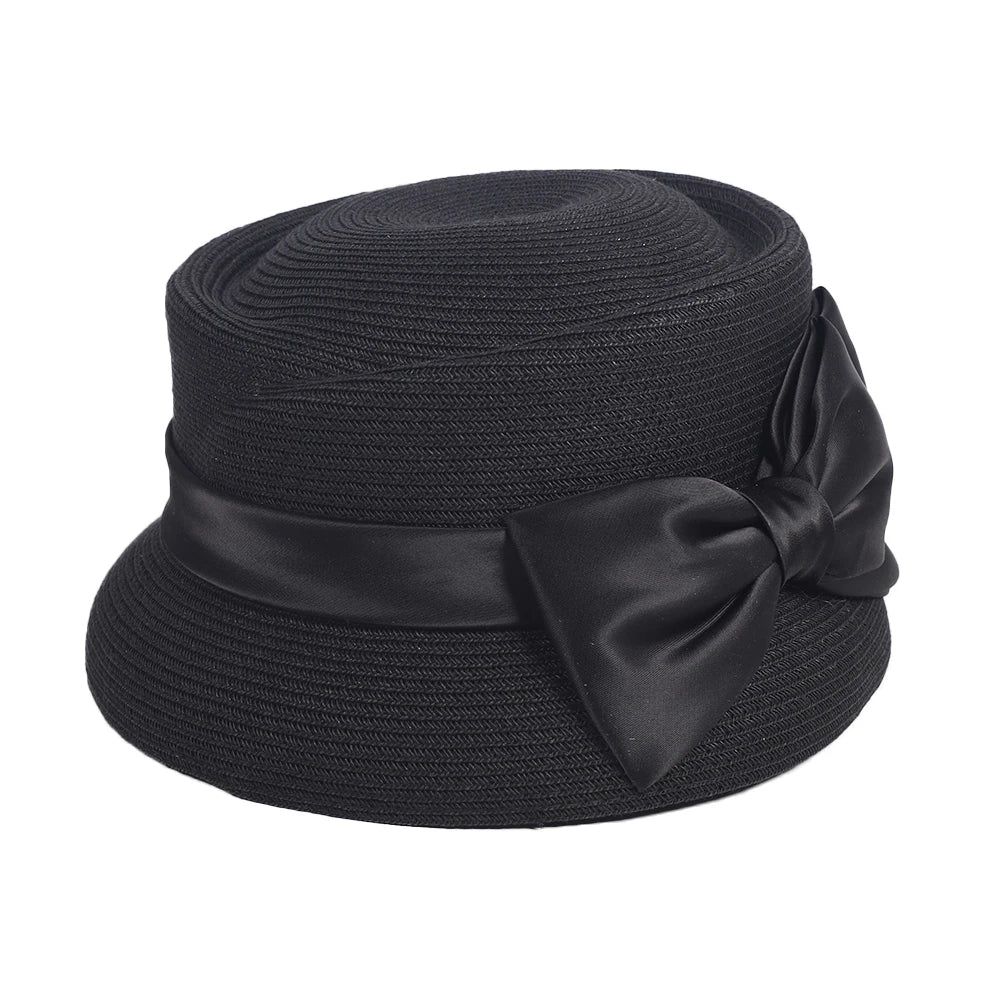 Chapéu Fedora Palha Estilo Francês – Elegância Verão