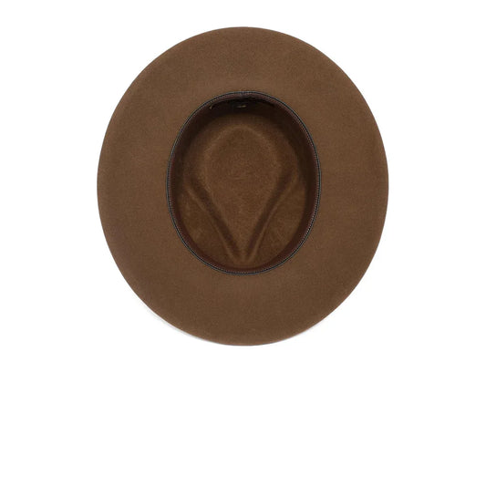 Chapéu Fedora Lã 100% Topo Côncavo – Estilo Moderno Unisex