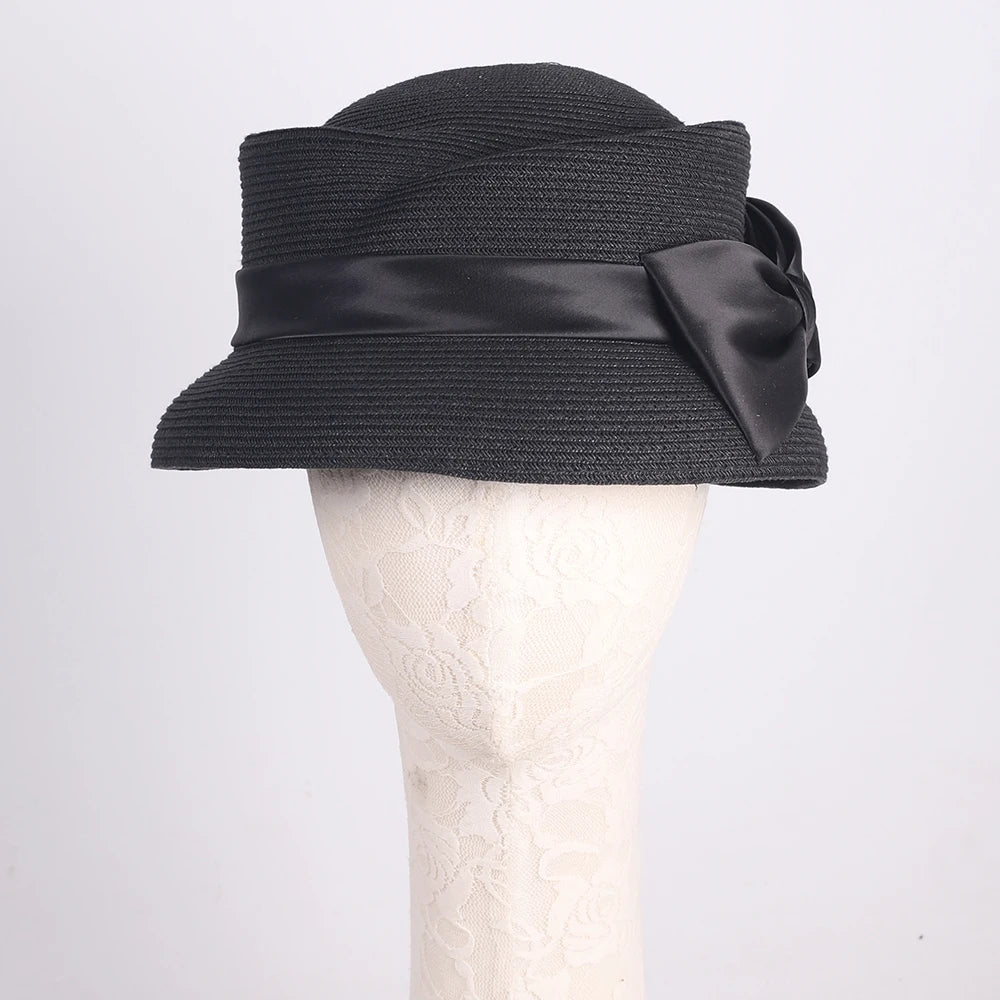 Chapéu Fedora Palha Estilo Francês – Elegância Verão
