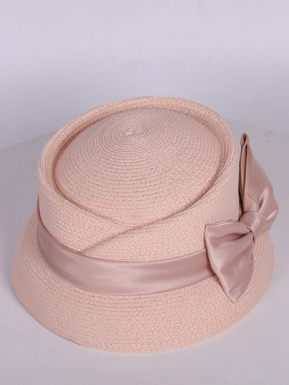 Chapéu Fedora Palha Estilo Francês – Elegância Verão