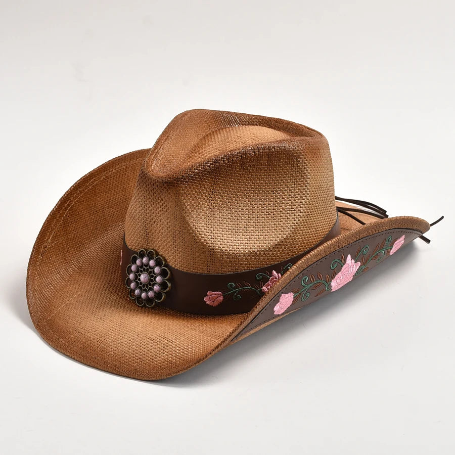 Chapéu de Palha Western Vintage — Unissexo