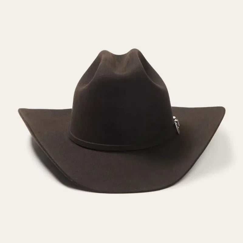 Chapéu Cowboy Lã 100% Aba Curva – Estilo Western Clássico