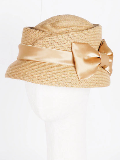 Chapéu Fedora Palha Estilo Francês – Elegância Verão