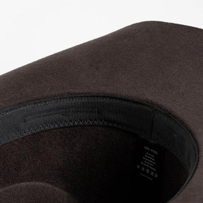 Chapéu Cowboy de Lã Pura – Estilo Western Vintage