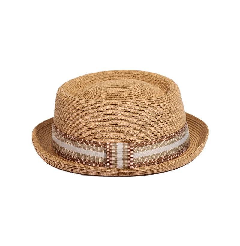 Chapéu Pork Pie Estilo Jazz e Cowboy