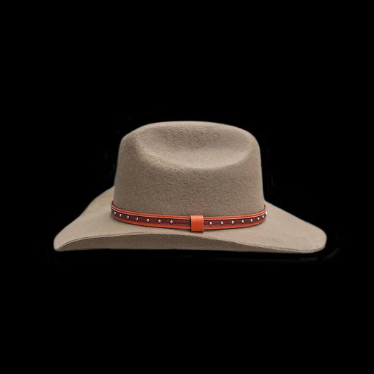 Chapéu Cowboy Western Lã 100% Aba Larga – Elegância Unisex
