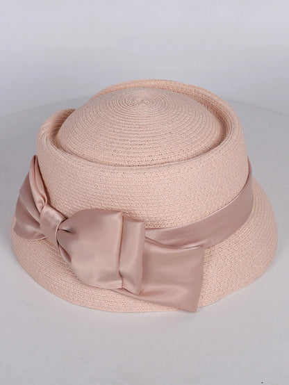 Chapéu Fedora Palha Estilo Francês – Elegância Verão