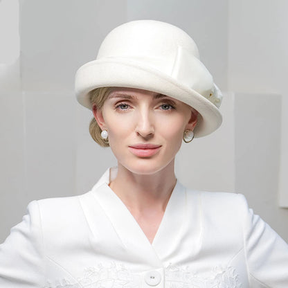 Fedora Top Hat Rolled Brim – Luxury Winter