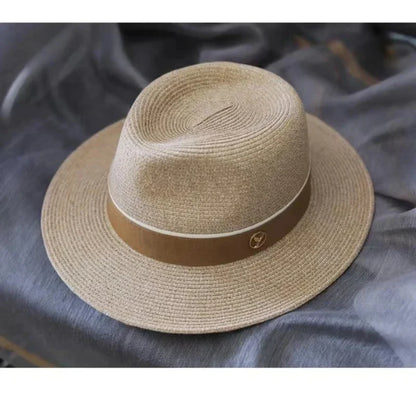 Chapéu Panamá Natural Moldável de Designer – Proteção UV Unissexo