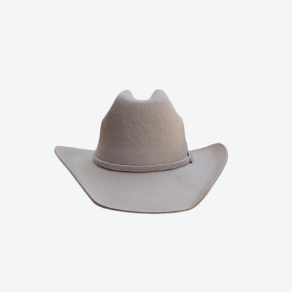 Chapéu Cowboy Lã 100% Aba Curva – Estilo Western Clássico