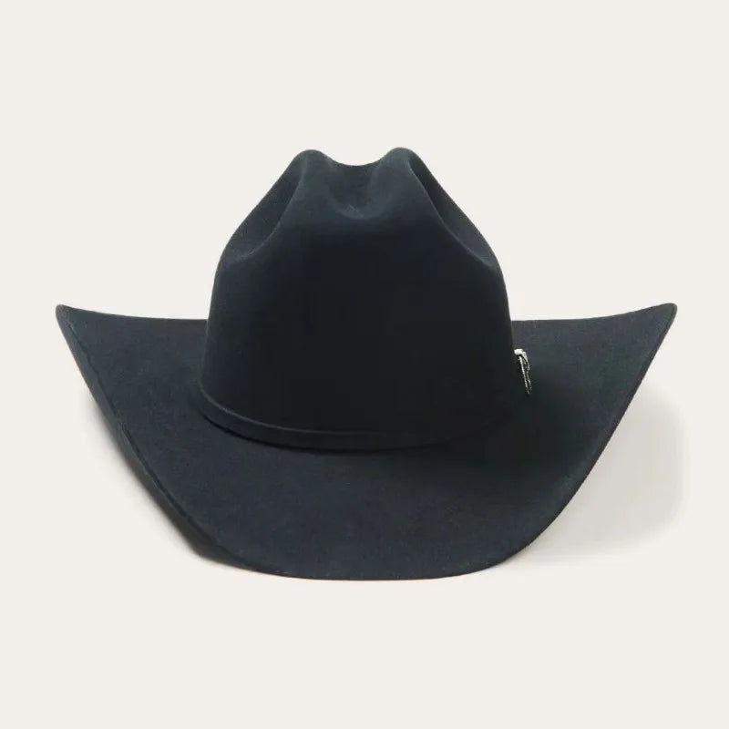 Chapéu Cowboy Lã 100% Aba Curva – Estilo Western Clássico
