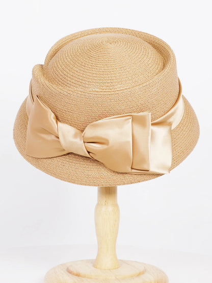 Chapéu Fedora Palha Estilo Francês – Elegância Verão