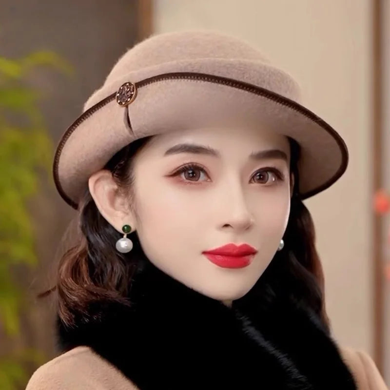 Fedora Formal de Lã Pura – Elegância para Eventos Especiais