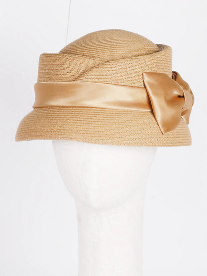 Chapéu Fedora Palha Estilo Francês – Elegância Verão
